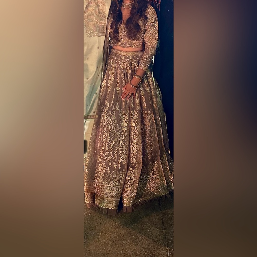 Purple lehenga